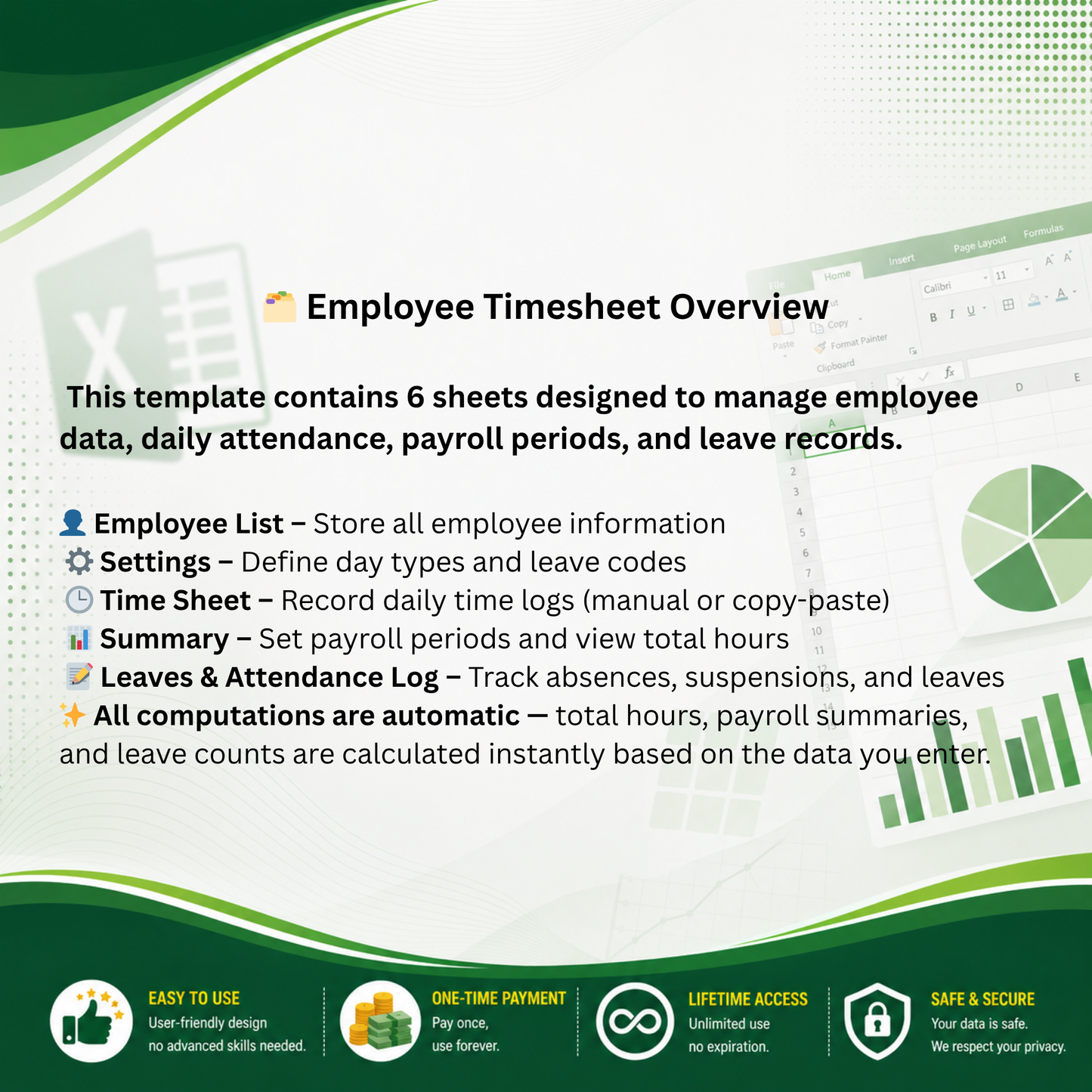 All-in-One Employee Timesheet