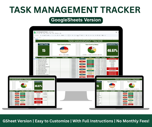 Task Management Tracker (GOOGLESHEETS VERSION)