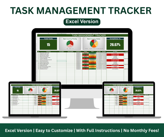 Task Management Tracker (EXCEL VERSION)