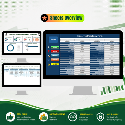 Employee Data Entry Form & Dashboard