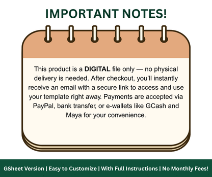 Task Management Tracker - Google Sheets Template