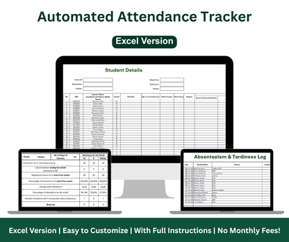 SF2 Student Daily Attendance Monitoring – Excel Template (Compatible with All Excel Versions)