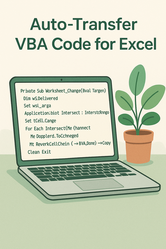 Auto-Transfer Code for VBA Excel