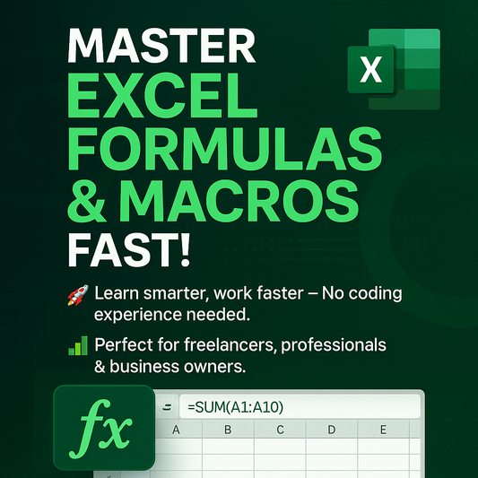 Master Excel Formulas & Macros Fast
